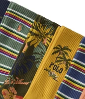 Polo Ralph Lauren Surf Club Bear 6-Pack Socks