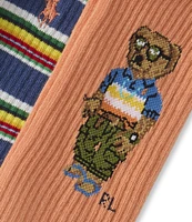 Polo Ralph Lauren Surf Club Bear 6-Pack Socks