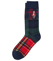 Polo Ralph Lauren Tartan Patchwork Plaid Slack Socks