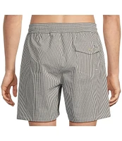 Polo Ralph Lauren Traveler Classic Bengal-Stripe 5.75 Inseam Swim Trunks