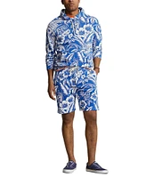 Polo Ralph Lauren Tropical Floral Spa Terry 8.5#double; Inseam Shorts