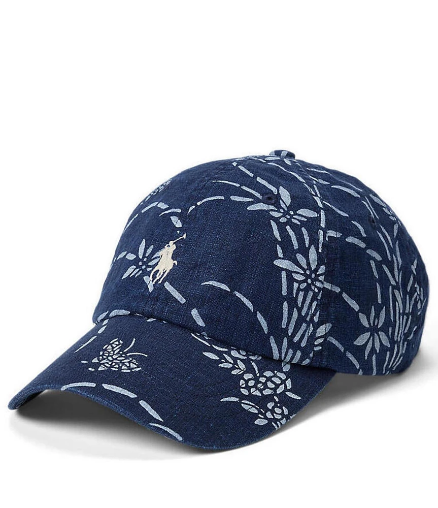 Polo Ralph Lauren Tropical Indigo Linen Ball Cap