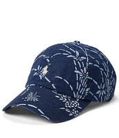 Polo Ralph Lauren Tropical Indigo Linen Ball Cap