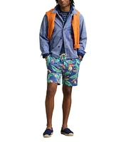 Polo Ralph Lauren Tropical Spa Terry 7.5#double; Inseam Shorts