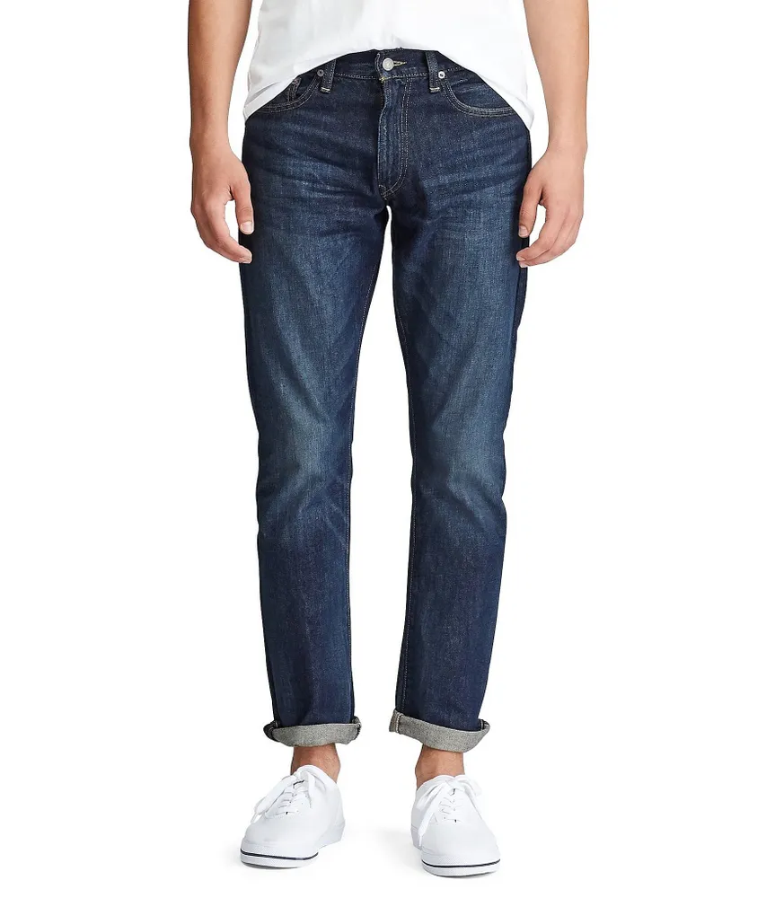 Polo Ralph Lauren Varick Slim-Straight Morris Dark Denim Jeans