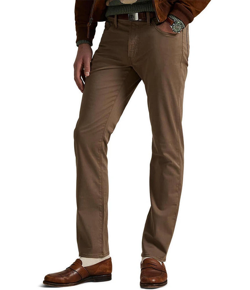 Polo Ralph Lauren Varick Slim Straight Stretch Sateen Pants