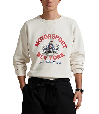 Polo Ralph Lauren Vintage Fit Fleece Motorsport Graphic Sweatshirt