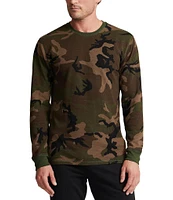 Polo Ralph Lauren Waffle Crew Camouflage Waffle-Knit Sleep Shirt