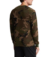 Polo Ralph Lauren Waffle Crew Camouflage Waffle-Knit Sleep Shirt