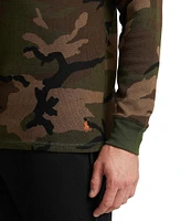 Polo Ralph Lauren Waffle Crew Camouflage Waffle-Knit Sleep Shirt