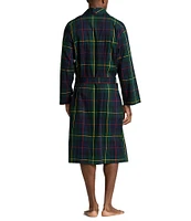 Polo Ralph Lauren Woven Plaid Pattern Lounge Robe