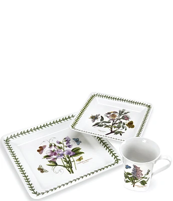 Portmeirion Botanic Garden Square 12-Piece Dinnerware Set