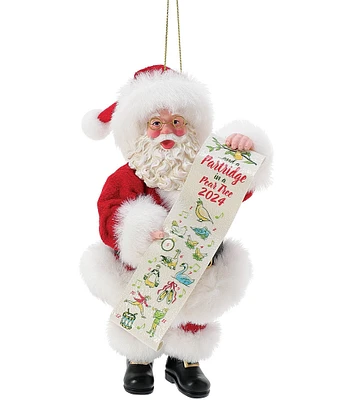 Possible Dreams Christmas Traditions 12 Days of Christmas Santa Ornament