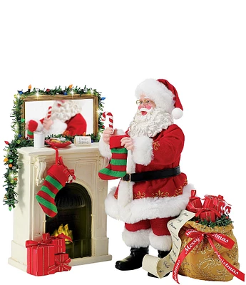 Possible Dreams Christmas Traditions LED-Lit Santa A Visit from St. Nicholas Figurine