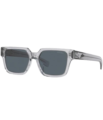 Prada Men's PR 03ZS 54mm Transparent Square Sunglasses