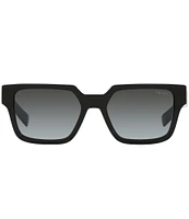 Prada Men's PR 03ZS 54mm Square Sunglasses