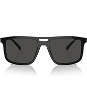 Prada Men's PRA22S 58mm Rectangle Sunglasses