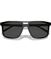 Prada Men's PRA22S 58mm Rectangle Sunglasses