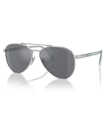 Prada Men's PRA58S 61mm Aviator Sunglasses