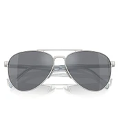 Prada Men's PRA58S 61mm Aviator Sunglasses