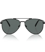 Prada Men's PRA58S 61mm Polarized Aviator Sunglasses