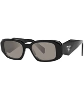 Prada Unisex PR 17WS 49mm Rectangle Sunglasses