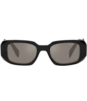 Prada Unisex PR 17WS 49mm Rectangle Sunglasses