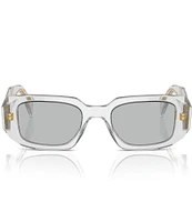 Prada Unisex PR 17WS 49mm Transparent Rectangle Sunglasses