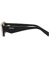 Prada Unisex PR 27ZS 54mm Rectangle Sunglasses