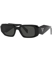 Prada Unisex PR17WS 49mm Rectangle Sunglasses