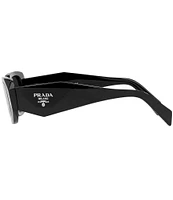 Prada Unisex PR17WS 49mm Rectangle Sunglasses