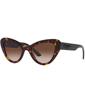 Prada Women's 52mm Havana Cat Eye Sunglasses