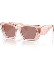 Prada Women's PR 08YS 51mm Transparent Butterfly Sunglasses