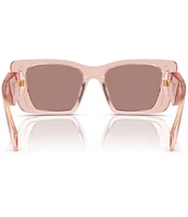 Prada Women's PR 08YS 51mm Transparent Butterfly Sunglasses