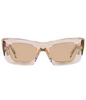 Prada Women's PR 13ZS 50mm Transparent Cat Eye Sunglasses