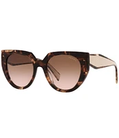 Prada Women's PR 14WS 52mm Tortoise Cat Eye Sunglasses