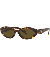 Prada Women's PR 26ZS 55mm Tortoise Rectangle Sunglasses