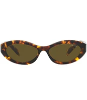 Prada Women's PR 26ZS 55mm Tortoise Rectangle Sunglasses