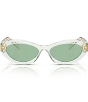 Prada Women's PR 26ZS 55mm Transparent Rectangle Sunglasses