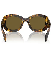 Prada Women's PR A13S 54mm Havana Oval Sunglasses