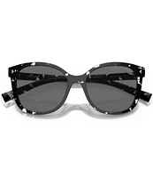 Prada Women's PR22ZS 53mm Tortoise Square Polarized Sunglasses