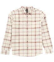 prAna Dolberg Windowpane Flannel Long Sleeve Organic Materials Woven Shirt