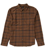 prAna Dolberg Windowpane Flannel Long Sleeve Organic Materials Woven Shirt