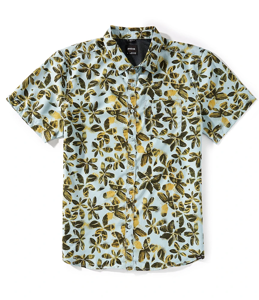 prAna Lost Sol Fronds Printed Woven Shirt