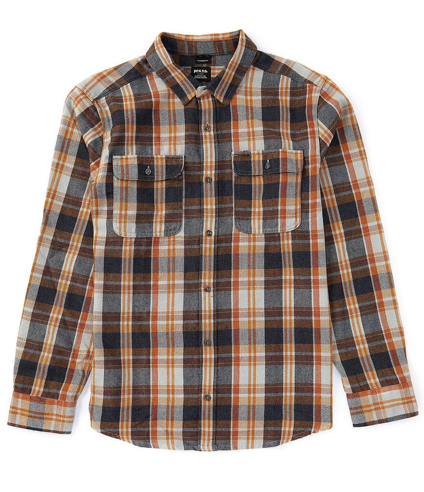 prAna Westbrook Flannel Long-Sleeve Recycled Materials Woven Shirt