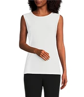 Preston & York Selena Crew Neck Sleeveless Knit Tank