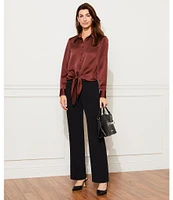 Preston & York Corey Stretch Crepe Ankle Pants