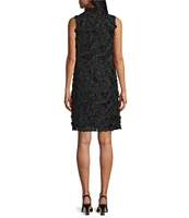 Preston & York Cynthia 3D Novelty Sleeveless Halter Dress