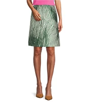 Preston & York Dalia Mikado A-Line Skirt
