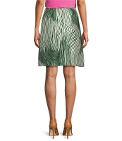 Preston & York Dalia Mikado A-Line Skirt